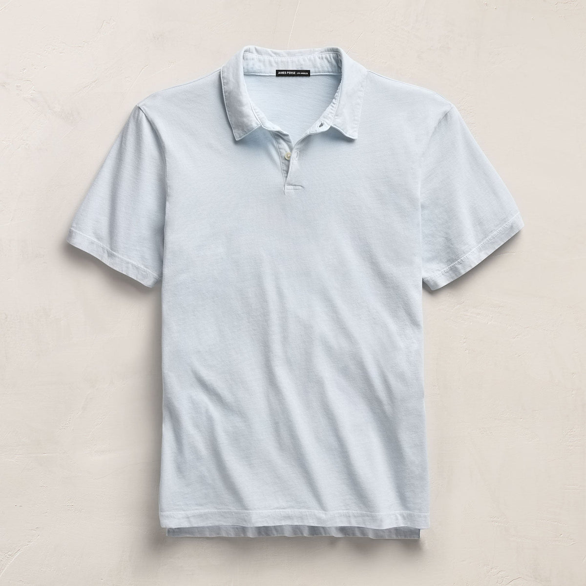 Sueded Jersey Polo in Memory Pigment | James Perse Los Angeles