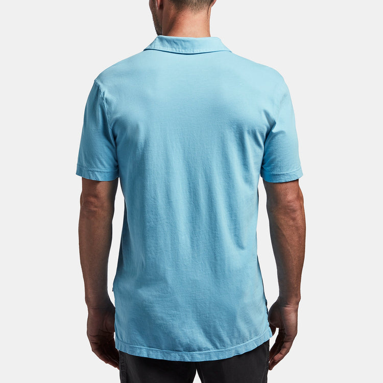 Sueded Jersey Polo In Marina | James Perse Los Angeles