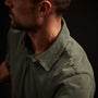 Sueded Jersey Polo In Marsh Pigment | James Perse Los Angeles