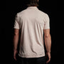 Sueded Jersey Polo in Nougat Pigment | James Perse Los Angeles