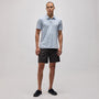 Sueded Jersey Polo in Open Sky Pigment | James Perse Los Angeles