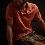 Sueded Jersey Polo in Sunburst | James Perse Los Angeles