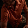 Sueded Jersey Polo In Sunburst | James Perse Los Angeles