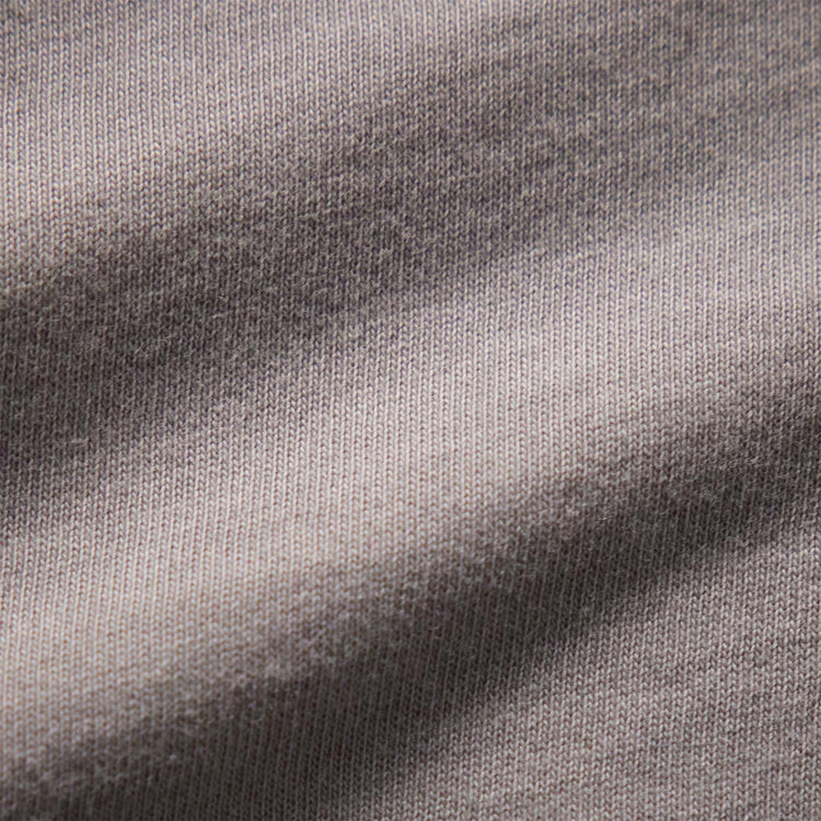Sueded Jersey Polo in Silver Grey Pigment | James Perse Los Angeles
