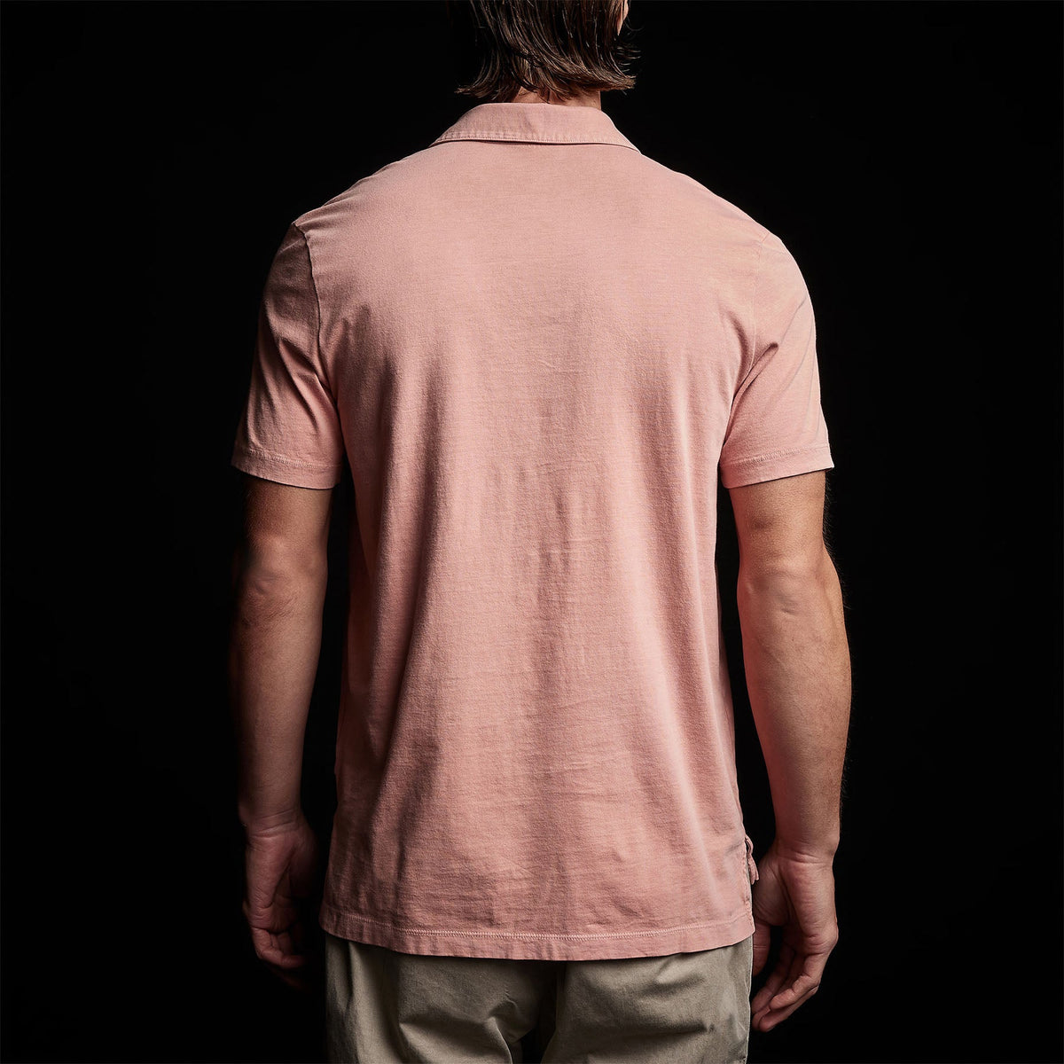 Sueded Jersey Polo in Spritz Pigment | James Perse Los Angeles 