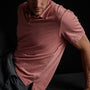 Sueded Jersey Polo in Strawberry Pigment | James Perse Los Angeles