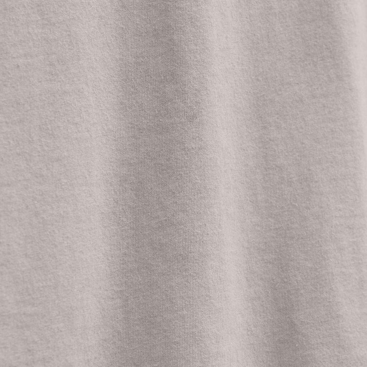 Sueded Jersey Polo in Silver Pigment | James Perse Los Angeles