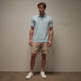 Sueded Jersey Polo in Taffy Pigment | James Perse Los Angeles