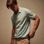 Sueded Jersey Polo in Taffy Pigment | James Perse Los Angeles