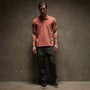 Sueded Jersey Polo in Taj Mahal Pigment | James Perse Los Angeles