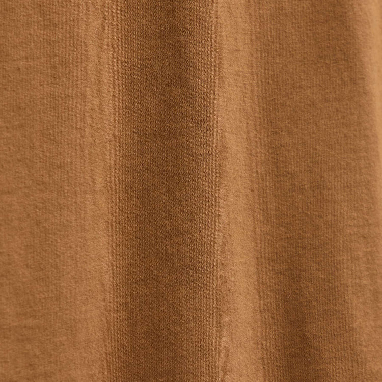 Sueded Jersey Polo in Whiskey Pigment | James Perse Los Angeles