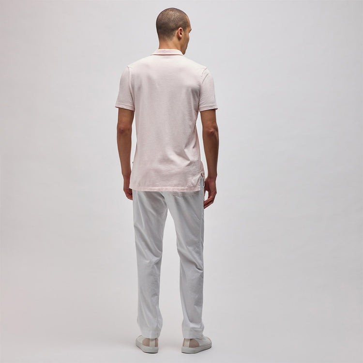 Sueded Jersey Polo in Zephyr Pigment | James Perse Los Angeles