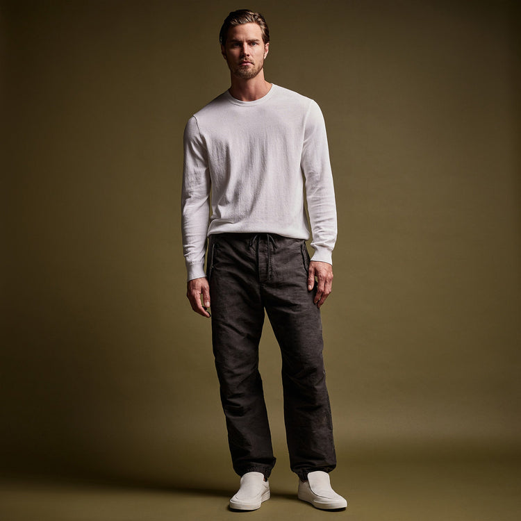 Textured Flight Pant in Magma Pigment | James Perse Los Angeles