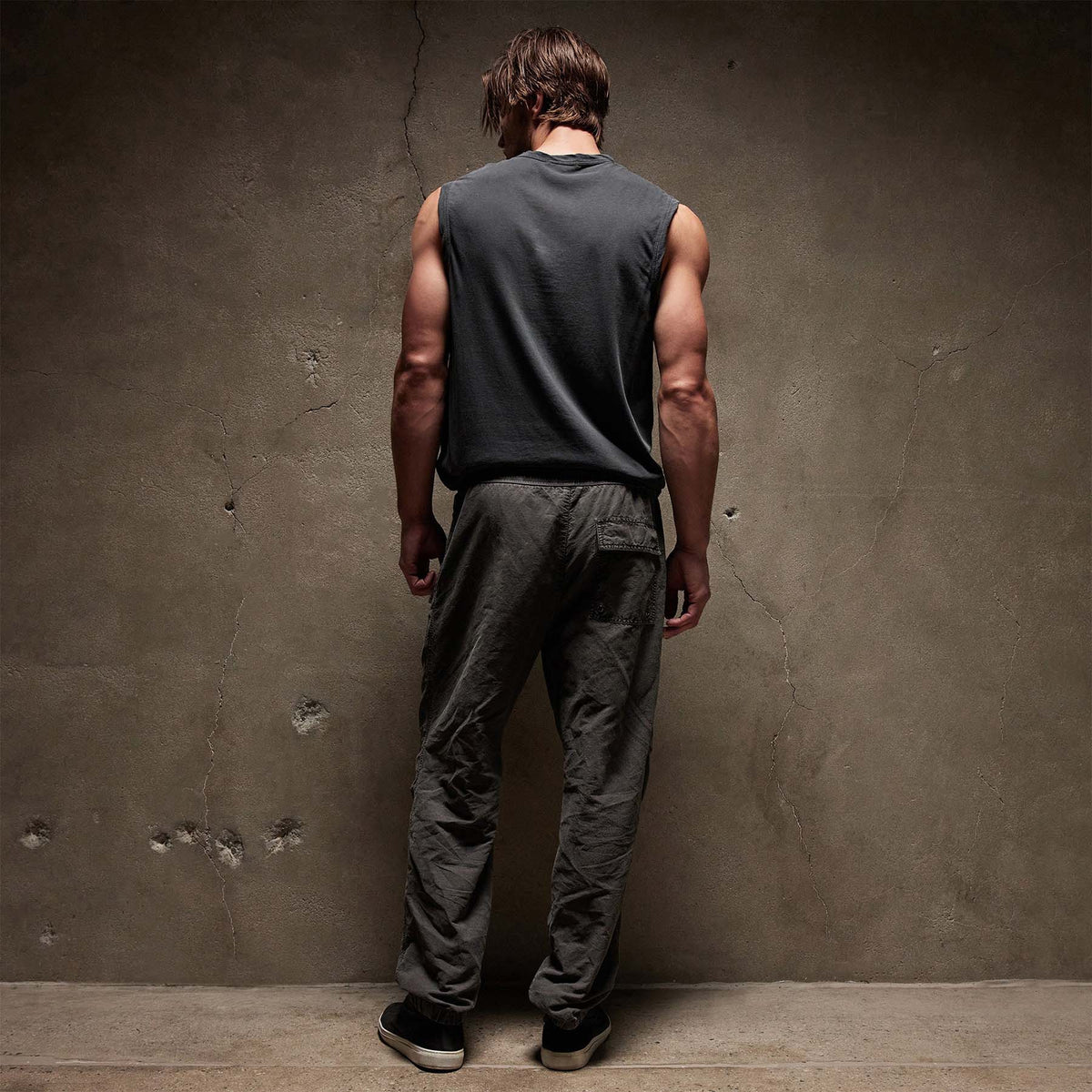 Cotton Hemp Flight Pant in Pipe Pigment | James Perse Los Angeles