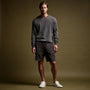 Textured Cotton Hemp Short in Magma Pigment | James Perse Los Angeles