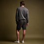 Textured Cotton Hemp Short in Magma Pigment | James Perse Los Angeles