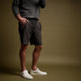 Textured Cotton Hemp Short in Magma Pigment | James Perse Los Angeles