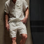 Relaxed Fit Hemp Cotton Short in White | James Perse Los Angeles