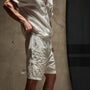 Relaxed Fit Hemp Cotton Short in White | James Perse Los Angeles