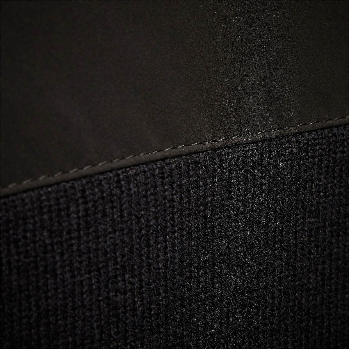 Luxury Down Front Zip Sweater in Black | James Perse Los Angeles