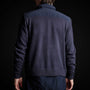Mixed Media Down Sweater in Navy | James Perse Los Angeles