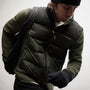 Luxury Down Front Zip Sweater in Sierra | James Perse Los Angeles