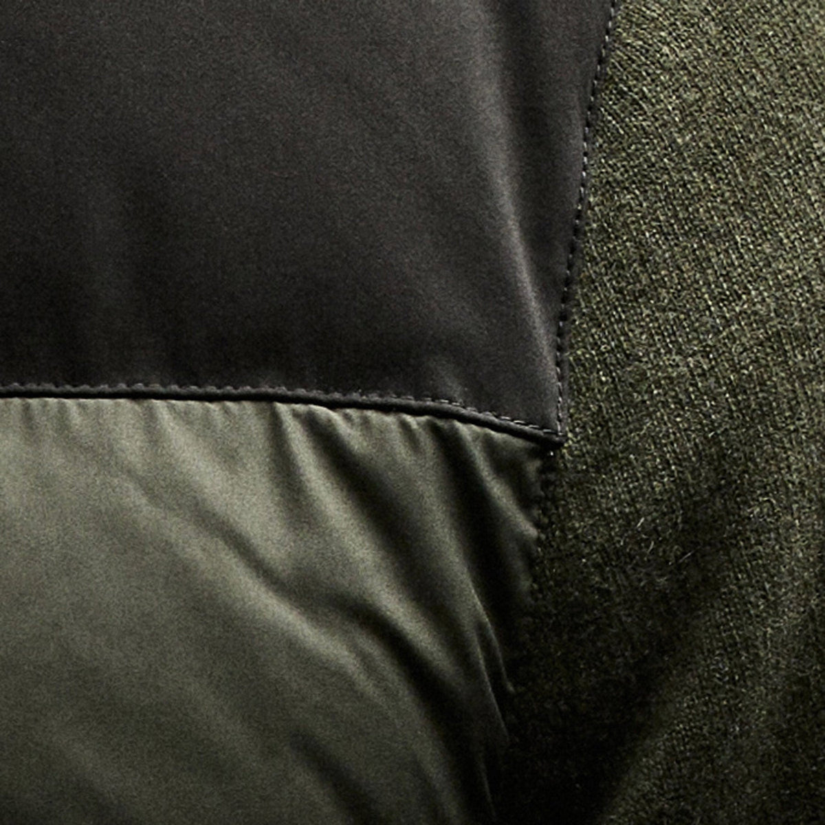 Luxury Down Front Zip Sweater in Sierra | James Perse Los Angeles