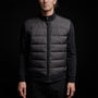 Full Zip Funnel Neck Jacket in Black | James Perse Los Angeles