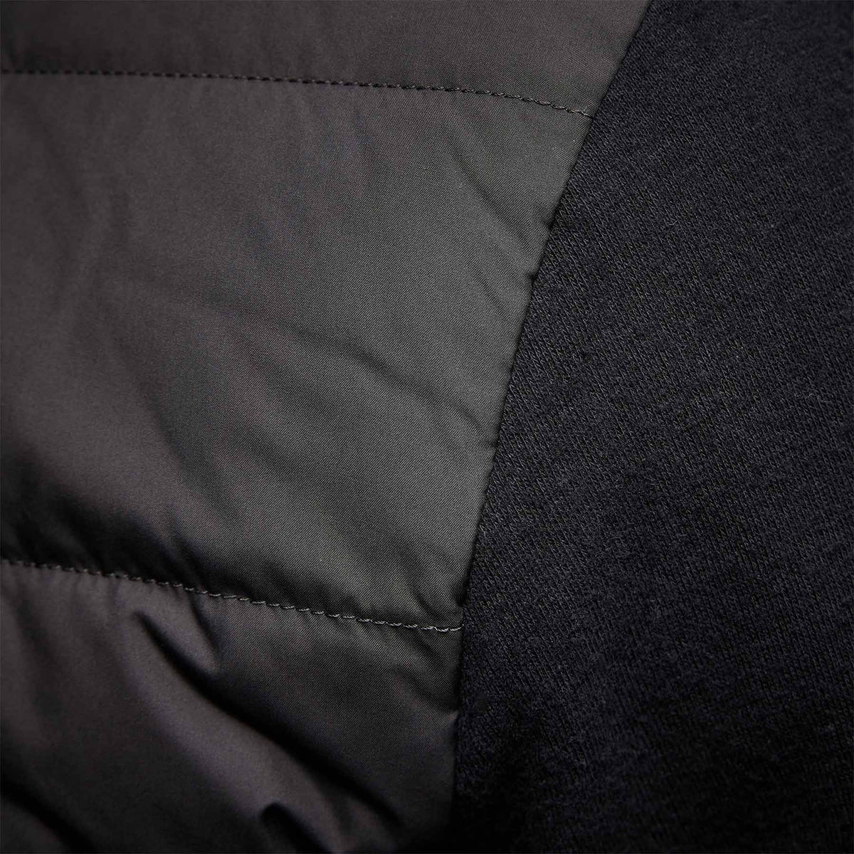 Full Zip Funnel Neck Jacket in Black | James Perse Los Angeles