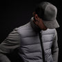 Full Zip Funnel Neck Jacket in Charcoal | James Perse Los Angeles