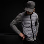 Full Zip Funnel Neck Jacket in Charcoal | James Perse Los Angeles