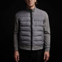 Full Zip Funnel Neck Jacket in Charcoal | James Perse Los Angeles