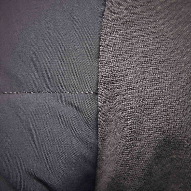 Full Zip Funnel Neck Jacket in Charcoal | James Perse Los Angeles