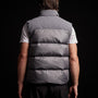 Mixed Media Down Vest in Charcoal | James Perse Los Angeles 