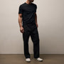 Fine Cotton Twill Patch Pocket Pant In Black | James Perse Los Angeles