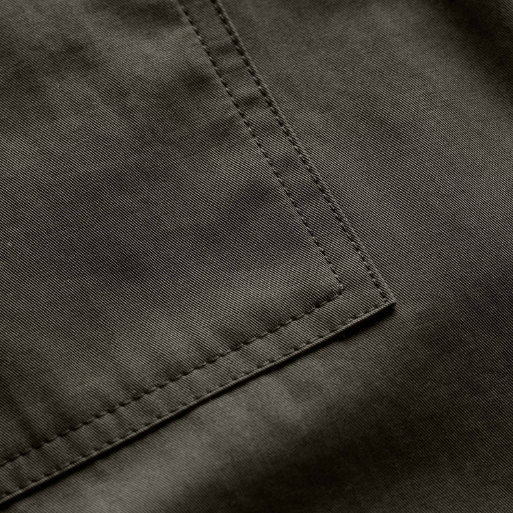 Fine Cotton Twill Patch Pocket Pant in Dark Olive | James Perse Los Angeles