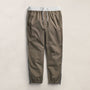 Elevated Cotton Twill Track Pant in Light Olive/Black/White | James Perse Los Angeles