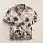 Palm Printed Shirt in Stone | James Perse Los Angeles