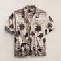 Palm Printed Shirt in Stone | James Perse Los Angeles