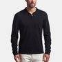 Cotton Cashmere Polo In Black | James Perse Los Angeles