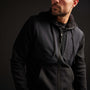 Technical Polar Fleece Zip Up Hoody - Black | James Perse Los Angeles