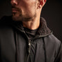 Technical Polar Fleece Zip Up Hoody - Black | James Perse Los Angeles