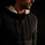 Technical Polar Fleece Zip Up Hoody - Charcoal | James Perse Los Angeles