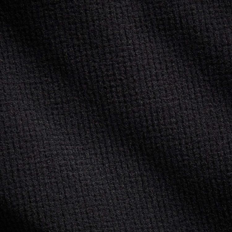 Tech Waffle Performance Hoodie  in Black/Orange | James Perse Los Angeles