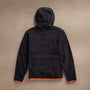 Tech Waffle Performance Hoodie  in Black/Orange | James Perse Los Angeles