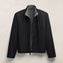Technical Stretch Nylon Jacket in Black | James Perse Los Angeles