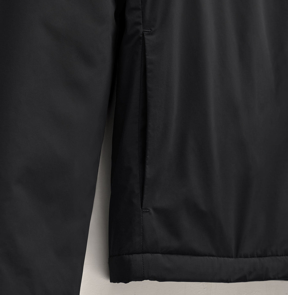 Technical Stretch Nylon Jacket in Black | James Perse Los Angeles