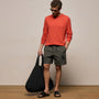 Palm Embroidered Boardshort in Granite | James Perse Los Angeles