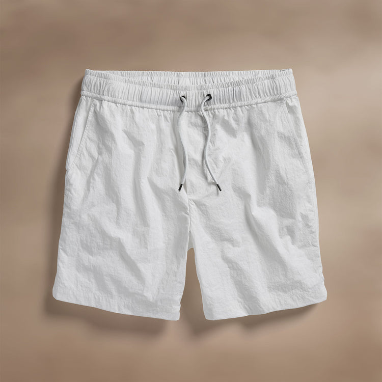 Elevated Board Short in White | James Perse Los Angeles