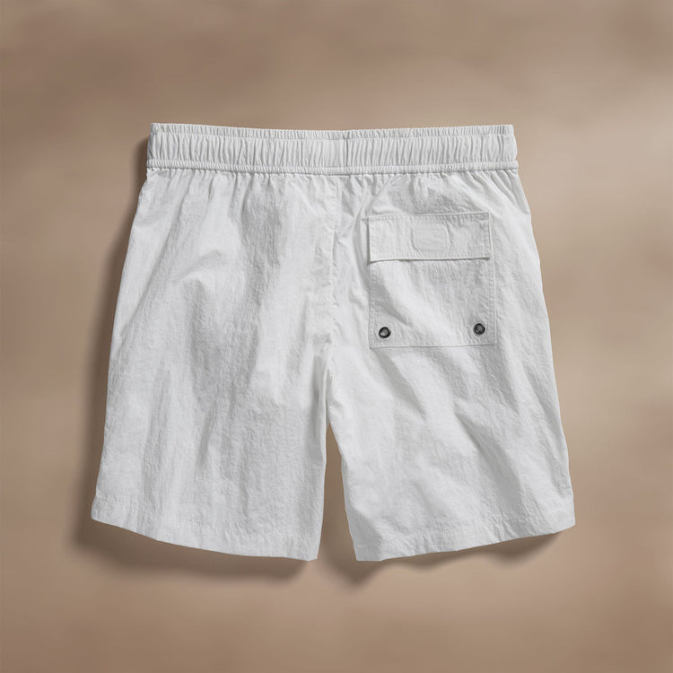 Elevated Board Short in White | James Perse Los Angeles